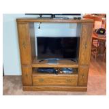 Wood Entertainment Cabinet 47x19x51 Inches