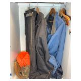 Workwear Lot: 2 Jackets, 2 Hoods, Cap, Gloves