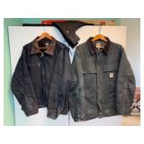 Carhartt and Berne Canvas Work Jackets With Hood