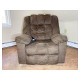 Brown Fabric Massage Recliner Chair 39ï¿½x44ï¿½x40ï¿½