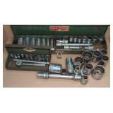 SK Wayne Sockets and Ratchets With Metal Cases