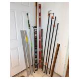 Stanley Folding Square, Clamps, Levels, Rulers