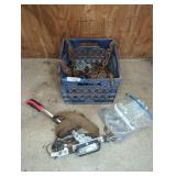 Hand Winch with Strap and Assorted Chains