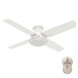 Hunter Dempsey 52" White Flush Mount Ceiling Fan