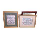 4 Framed Designs With Scissors Inc Scherens