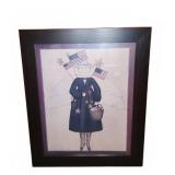 Mary Beth Baxter Patriotic Angel Print Framed