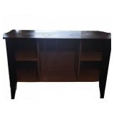 Wooden Console Table With Open Shelving