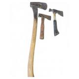 3 Vintage Hatchets and Axe