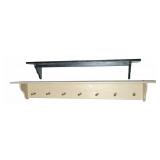 Wall Shelves With Peg Hooks