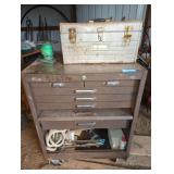 Metal Rolling Tool Chest With Contents And Toolbox