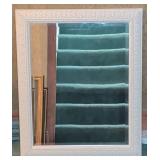 White Ornate Rectangular Wall Mirror