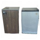 Vintage Mini Fridges With Wear