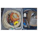 Electrical Cables, Spools, Hardware Lot