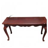 Queen Anne Style Mahogany Coffee Table