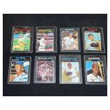 1971 Topps Baseball Cards Lot of 8