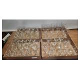 Candlewick Stemware Glasses Lot