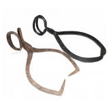 Antique Iron Ice Block Tongs