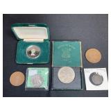 World Coins Including British and Canadian Coins