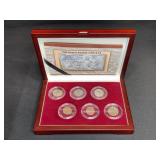 Gallic Empire Silver Coin Set 260-274 With COA