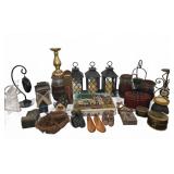 Decorative Lanterns, Tins, Birdhouses