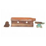 Three Assorted Anvils Including Railroad Track