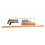 Vintage Woodworking Tools Squares Levels and