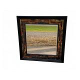 Square Wall Mirror With Multi-Tone Mosaic Frame