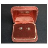 Pair of White Gold (14Kt) Earrings