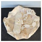 Handmade Ceramic and Paper Wall Art Assemblage