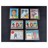 1968 Topps Baseball Card Lot with Stars and Leader