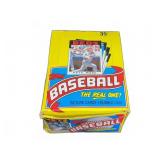 1986 Topps Baseball Wax Box 36 Packs Unopened