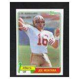 1981 Topps Joe Montana #216 Football Card