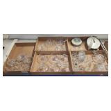 Candlewick Glassware and Lenox Plates