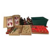 Christmas Ornaments and Caroler Figurines