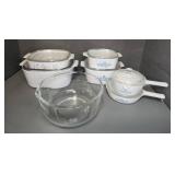 CorningWare Blue Cornflower and Wildflower Dishes
