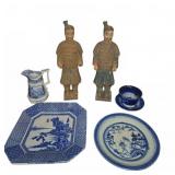 Blue and White Porcelain Tableware Lot