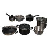 Cookware Pots and Pans W/ Lids