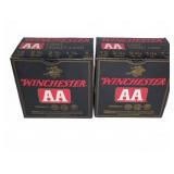 Two Winchester AA 12 Gauge Shotgun Shell Boxes
