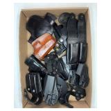 Leather and Polymer Handgun Holsters