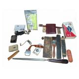 Lighters, Straight Razors, Small Tools, Pins