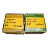 16 Gauge Shotgun Shells Western and Remington