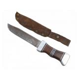 Ka-Bar USMC Fixed Blade Knife With Sheath