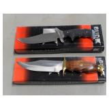 BUDK Fox Hunter and Mountain Man Knives, 2 Pieces