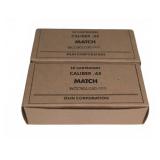 Olin .45 Caliber Match Cartridges, 100 Rounds