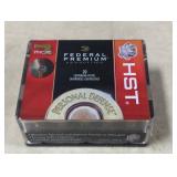 Federal 9mm Luger 150gr HST JHP Ammo, 20 Rounds