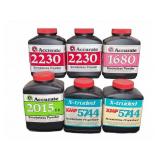 6 Smokeless Powder Canisters Accurate