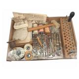 Leathercraft Tool Set with Stamps Mallet