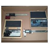 Digital Calipers and Micrometers Assortment