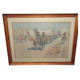 Frederic Remington Print of Pioneers on Horseback
