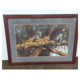 Simon Combes Golden Silhouette Limited Edition Art